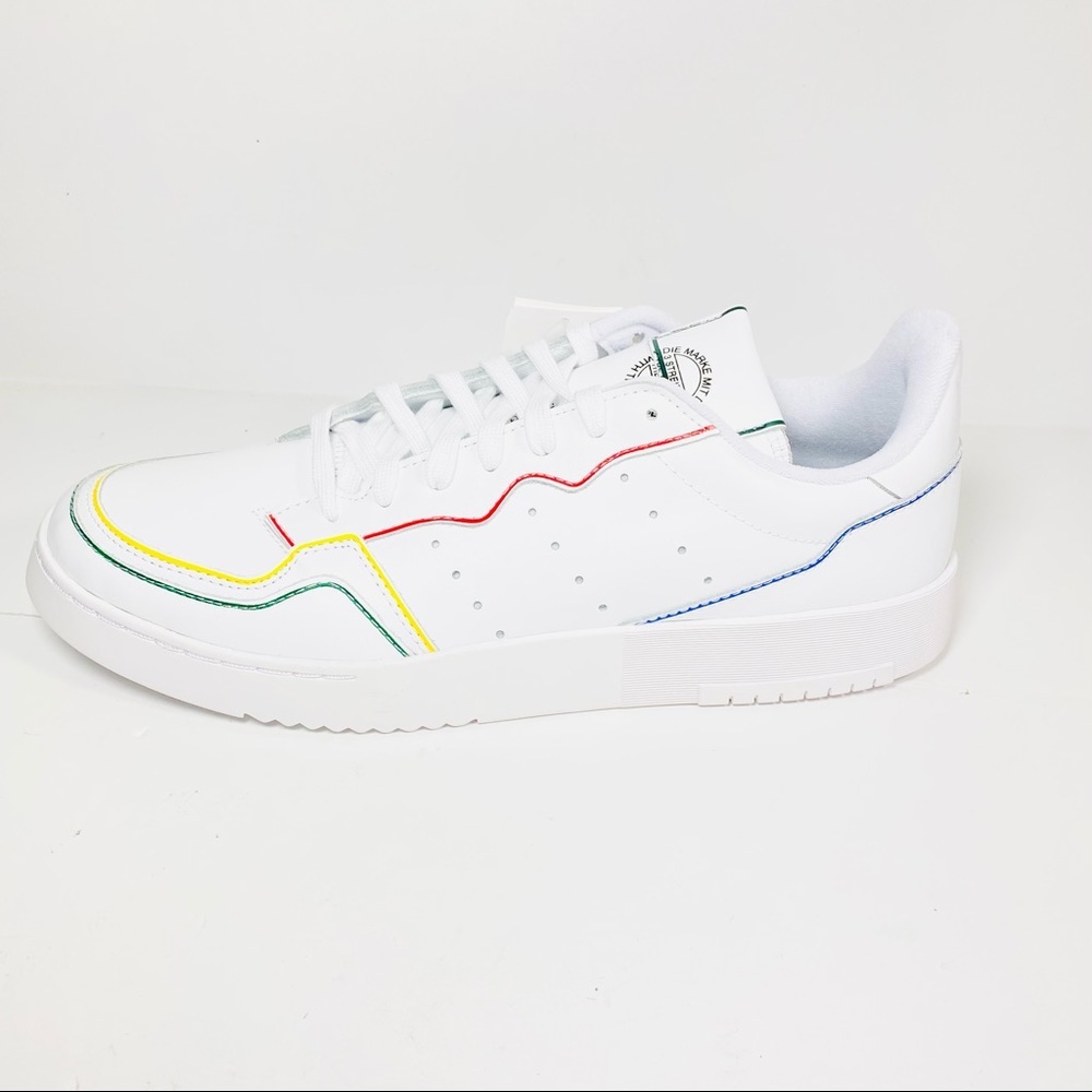 adidas Supercourt Mens Sneakers White‎ Blue Size 12